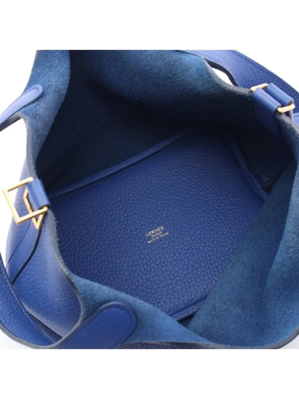Hermes Handbag Picotin Lock PM Blue Electric